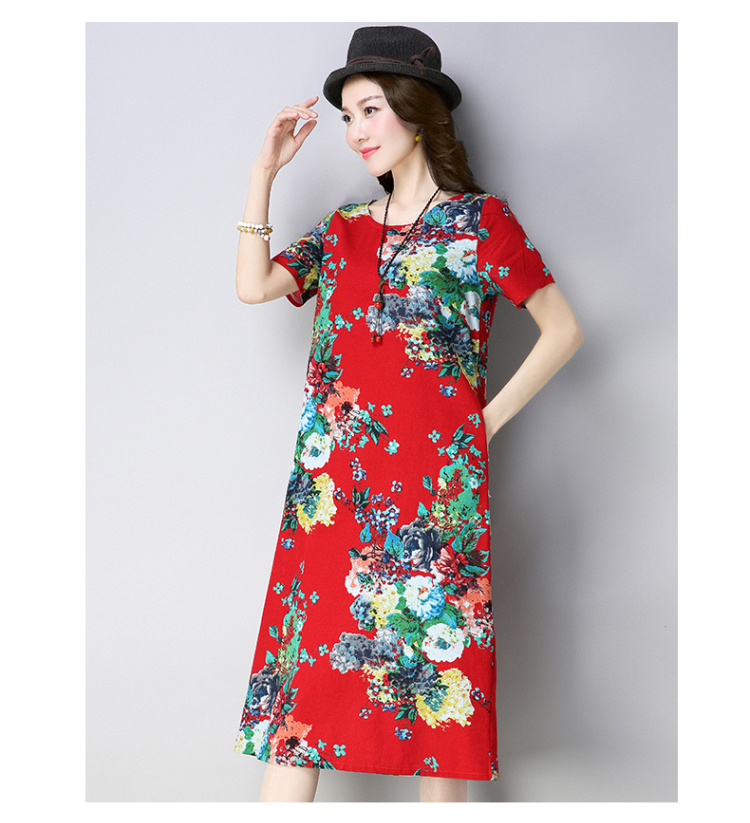Robe femme en Coton et lin - Ref 3327112 Image 33