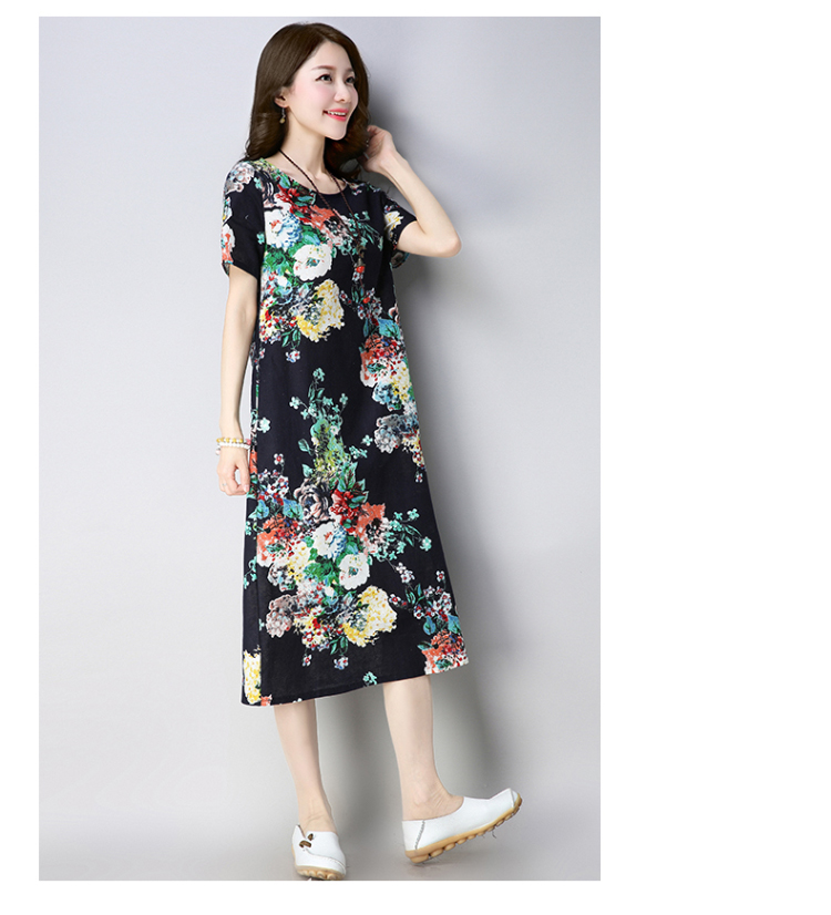Robe femme en Coton et lin - Ref 3327112 Image 35