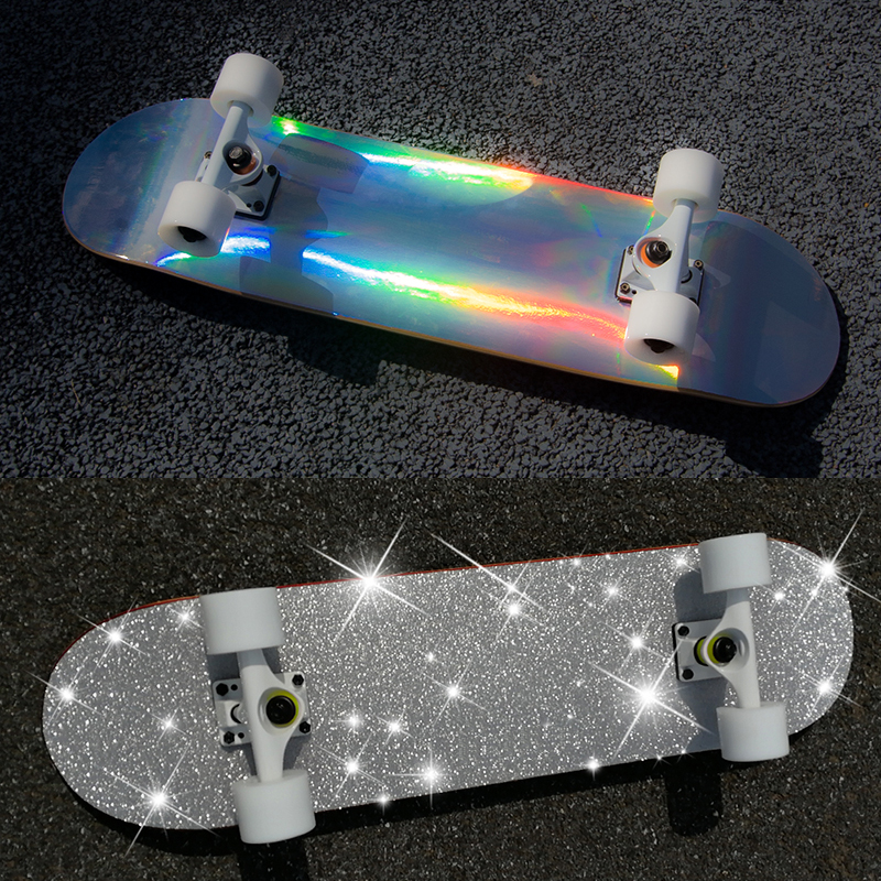 Bull Cricket Adult Professional Four Wheels Double Teething Skateboard Boys Girls' Professional Board Brushed Street Scooter Shake Custom