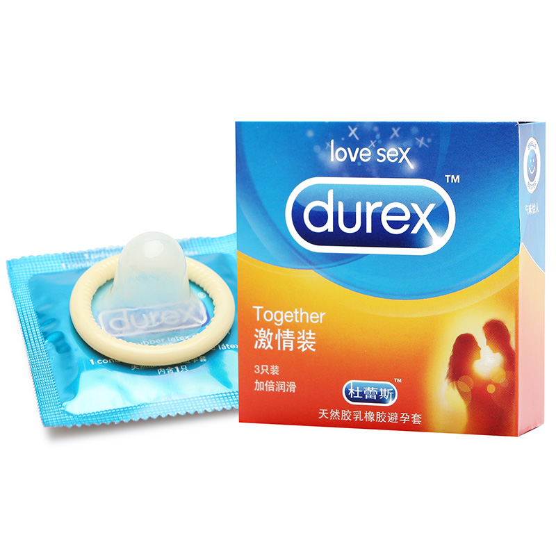 杜蕾斯 激情装 避孕套 3只装 香草香型 润滑安全套 Durex计生用品