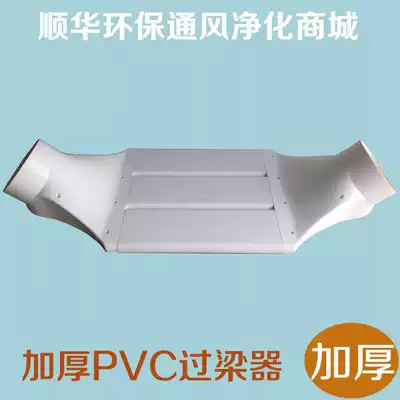 Shunhua fresh air system beam stringer Flat pipe ventilation beam non-perforated pipe diameter reduction 110 200mm