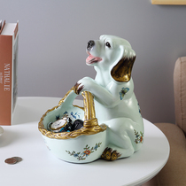 Creative Merchants Dog Entrance Home Shoe Cabinet Home Accessories TV Cabinet Xuan Guan Key Containing Wine Cabinet Decoration Pendulum