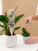 Dripping device watering flower artifact lazy person household green planting timing adjustable flower watering device business trip potted drip irrigation water seepage device