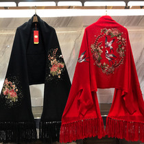  Yixi embroidery 63326 middle-aged womens coat top shawl wedding mothers autumn wool embroidery outer match