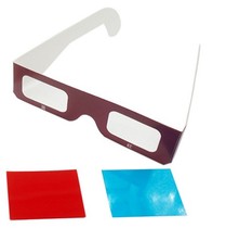 3D red blue glasses DIY children handmade tools 3D red blue looking glasses young children puzzle teaching aids