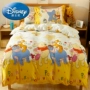 Disney trẻ em cotton bốn mảnh nam giới và phụ nữ phim hoạt hình bộ đồ giường cotton sheets quilt cover ba mảnh bộ đồ giường 	chăn ga cho bé đi học	