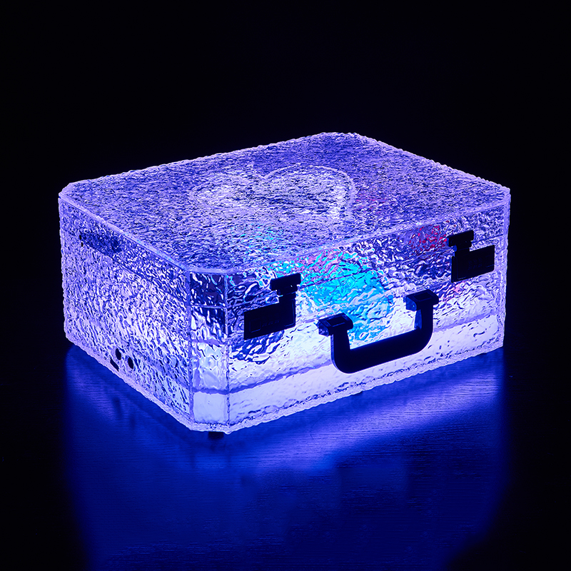 Bar luminous wine seat spade a champagne dragon set iced wine box VIP wine box LED luminous foreign wine base
