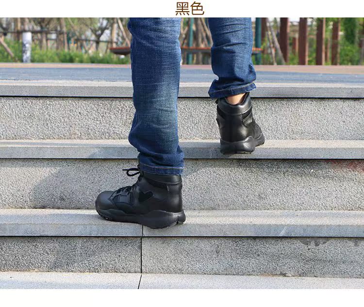 CQB low-top giày chạy siêu ánh sáng khởi động chiến đấu spider boots ngắn ngoài trời sốc của nam giới giày da dụng cụ giày