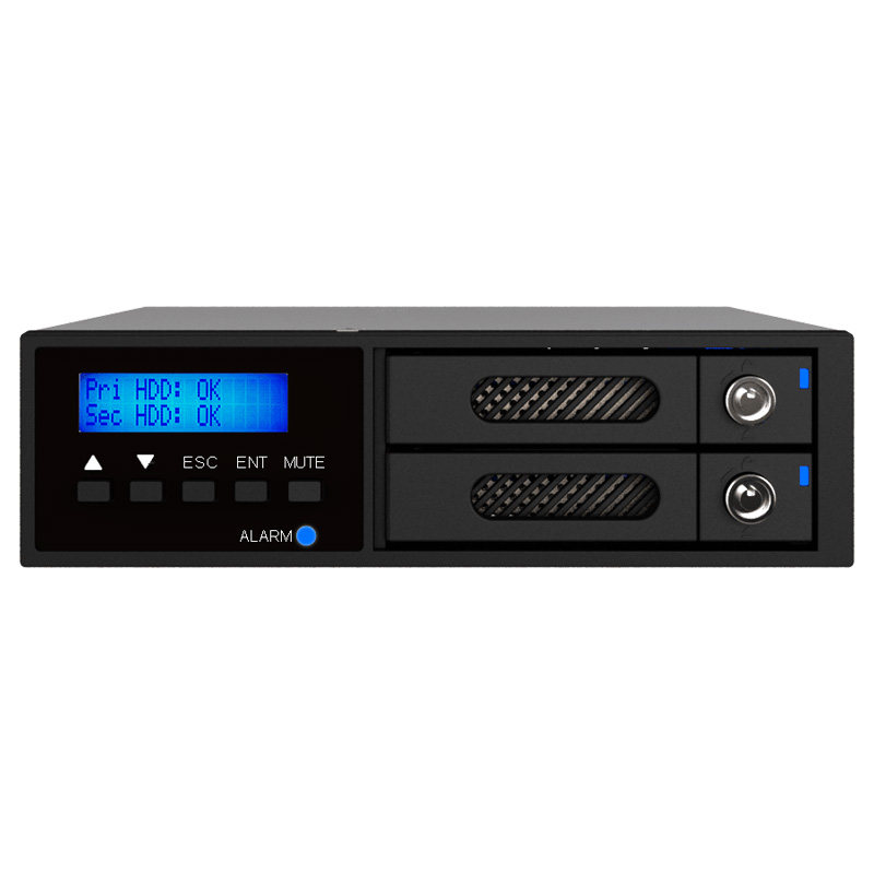 RAIDON iR2022 internal hard disk module RAID1 image stable and reliable MR2020 upgrade model Medical rail transit Industrial automatic control IPC disk array