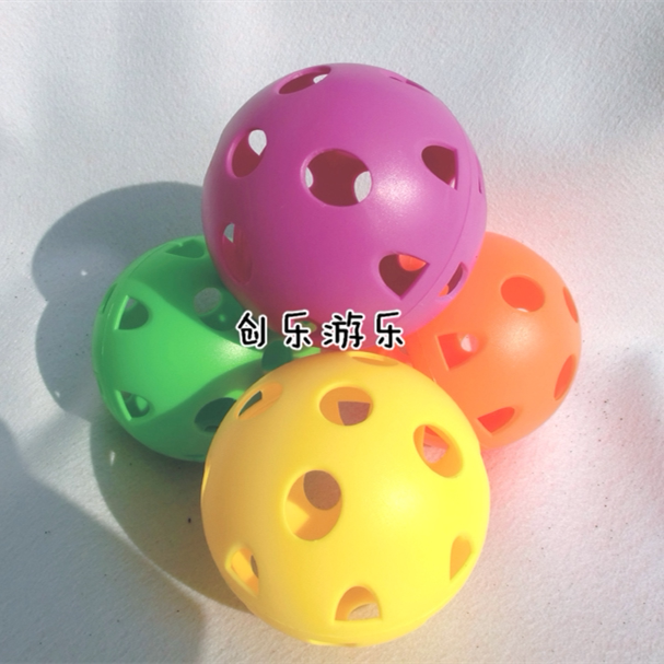 9cm porous ball hand grip ball children pick up ball instrumental kindergarten feel integrated training equipment early to teach fun throwing ball