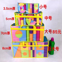 Naughty castle soft foam building block toy 3-6 years old kindergarten EVA building block brick soft sponge assembly