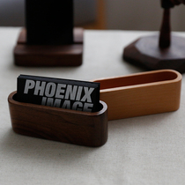 Black Walnut business card holder Solid wood business card holder Business card storage box Creative business card box Business card holder