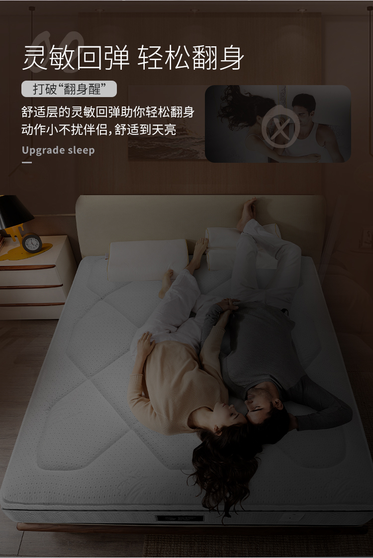 Agnes Princeton mủ dày giường nệm nệm Simmons Flex kép nhà mùa xuân độc lập của sông Danube - Nệm cao su tổng hợp