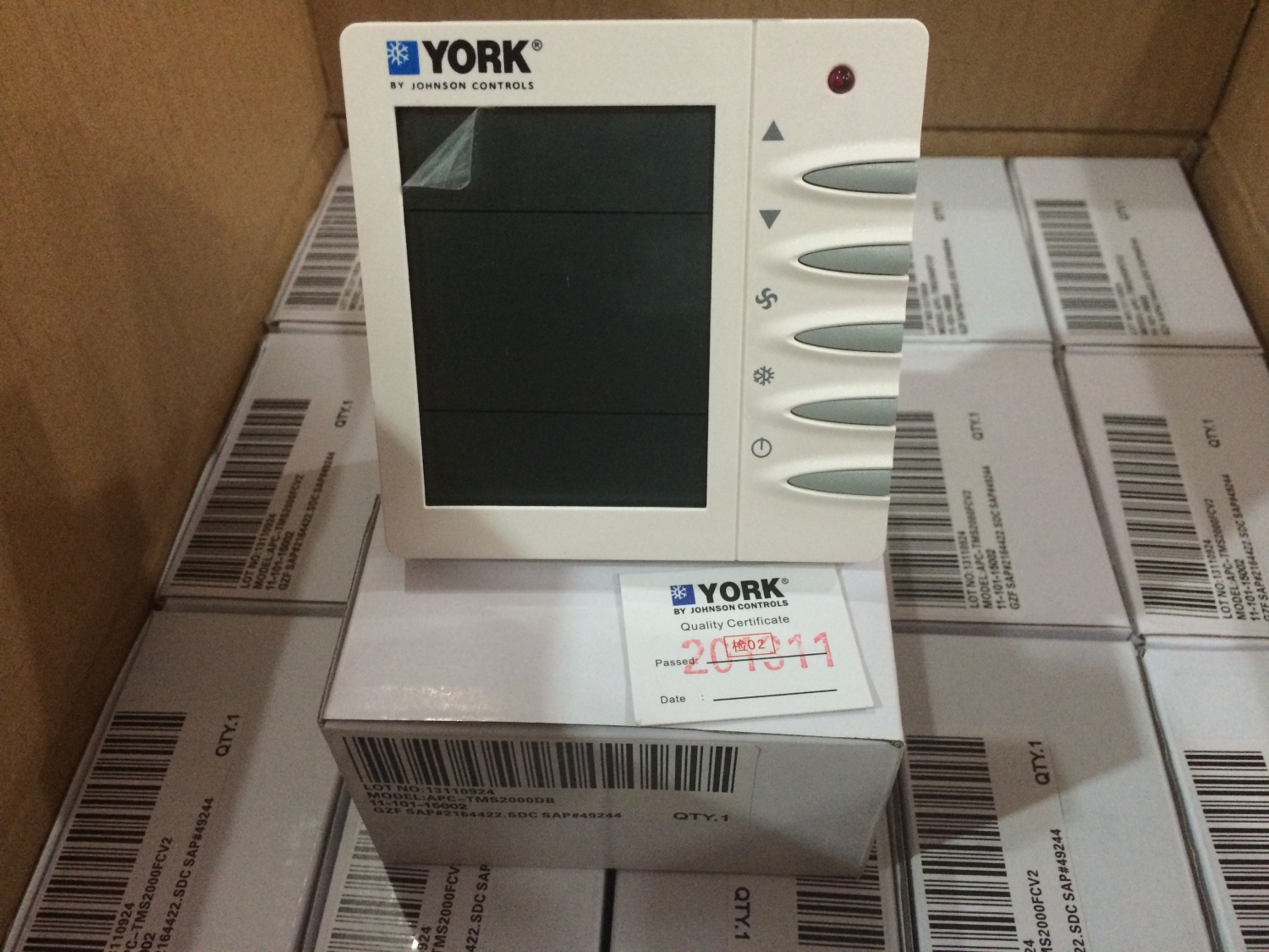 YORK thermostat APC - TMS2000DB2 Central air conditioning controller 3 - speed panel temperature - conditioning switch