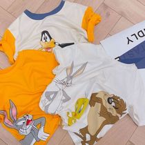 Chen Ma childrens T-shirt 2021 summer new male and female children cartoon cotton cotton short sleeve baby Korean coat tide