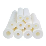 Произобравшиеся на воздушных трубах изоляционных труб.