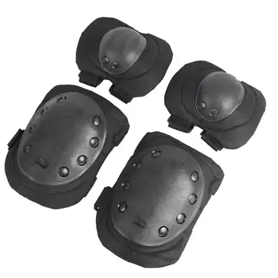 Black Hawk tactical knee pads, elbow pads, special forces protective gear set, real CS equipment, outdoor mountaineering and riding roller skating knee pads