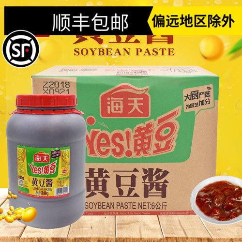 YES Haitian soy sauce 6kg * 2 drum whole box Bean paste stir-fried noodles dipped in spicy pot base seasoning