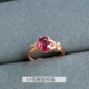 Bạc tự nhiên nhiều loại nhẫn màu xanh ngọc lam ánh trăng dâu tây pha lê jasper tourmaline ruby ​​nam đỏ rõ ràng mới nhẫn đính hôn