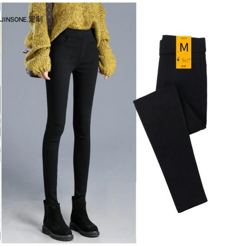 Black Leggings for Women, Suitable for Outerwear, Spring and Autumn 2026 New Style, High-Waisted, Slim-Fitting, Pencil-Style, Slimming, Tight-Fitting Skinny Pants