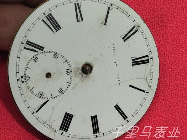 Foreign Disk Machinery Antiques Old Huaimeter Watch Movement Second-hand Old Hanging Watch Demolition Old Core Accessories Transfer Handling