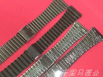 Processing inventory Metal II-type latch steel watchband watch accessories 20mm old strap clearance best shipment