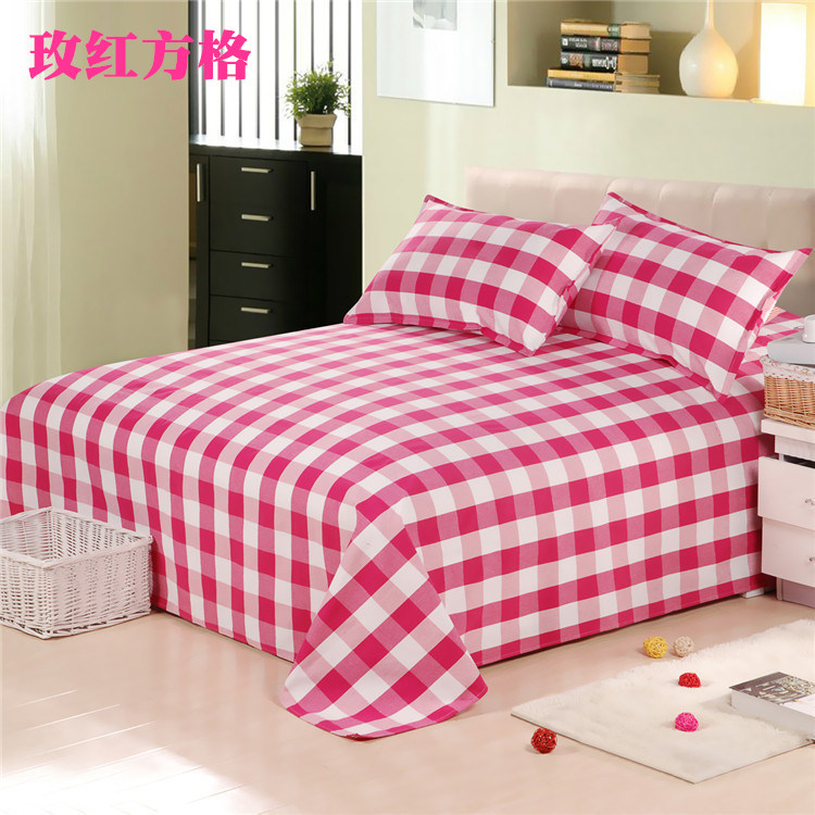 Vải thô cũ dày mã hóa sinh viên ký túc xá giường đơn đôi giường đơn mảnh ba mảnh đặt 2 m mua đặc biệt ga giường cưới