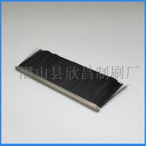Custom iron dustproof brush strip Stainless steel strip brush revolving door brush Industrial door bottom sealing brush