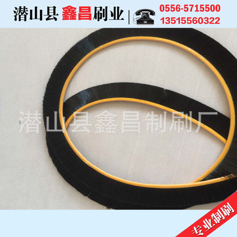 Industrial machinery and equipment brush bars round brush seal nylon soft brush bar cleaning brush brush wire