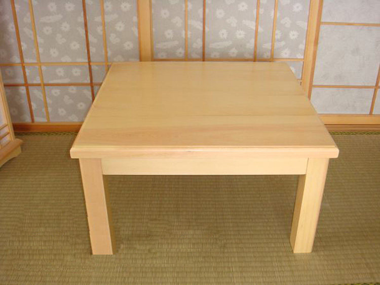 Tatami table day style table and room table lift table solid wood kang table small short table tea table Zhangzi pine table tea table terrace