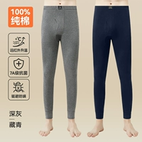 Темно-серый + темно-синий [недавно улучшенный комфортный стиль из чистого хлопка, антибактериальный уровень 7А]