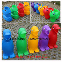 Kindergarten Penguin Sanitary Bucket Cartoon Fruit Crusts Box Children Litter Bin Plastic Trash Cans Cartoon Plastic Trash Cans