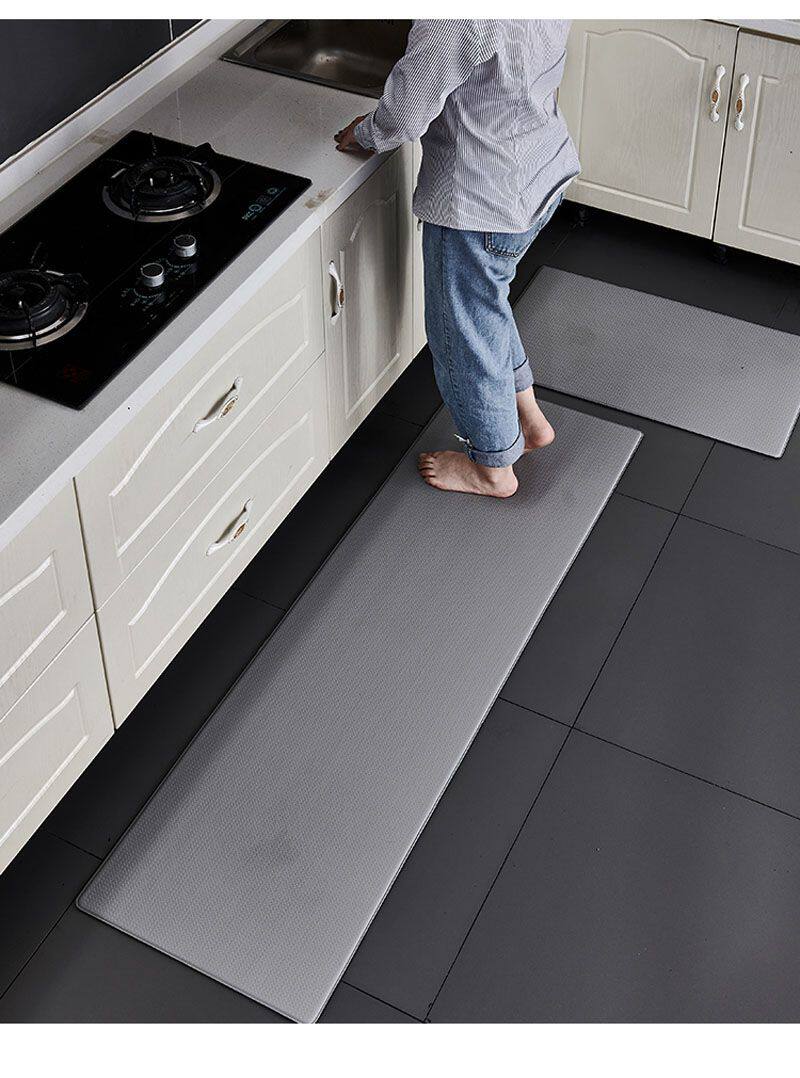 Коврик для ванной 1pcs pvc kitchen carpet waterproof oilproof pu leather kitc