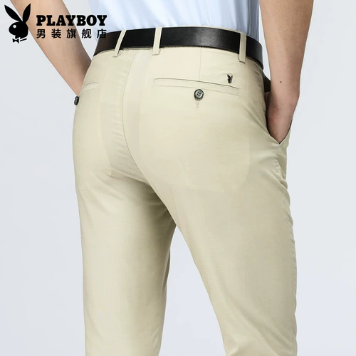 Playboy, мужские штаны, модные весенние повседневные брюки для отдыха