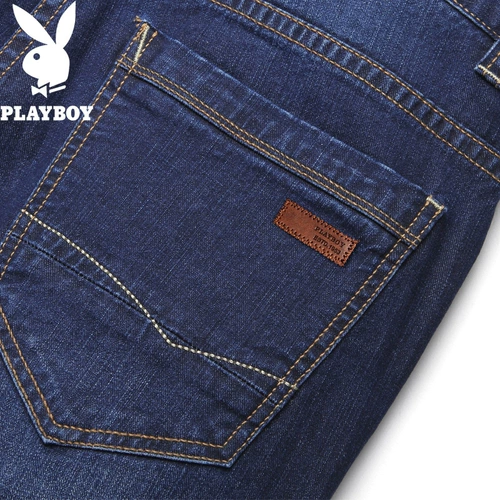 Playboy, джинсы, тонкие штаны для отдыха, свободный прямой крой