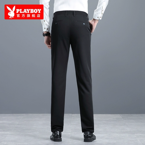 Playboy, осенние штаны для мальчиков, облегающий крой, свободный прямой крой