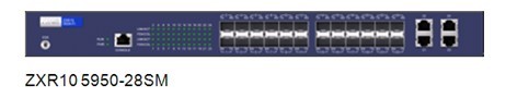 () ZTE ZXR10 5950-28SM 28-mouth full light outlet full one thousand trillion three-layer core switch