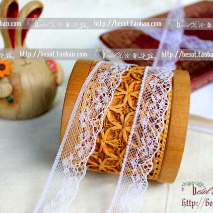 DIY Handmade Day Single Lolita Clothing Accessories 1 8cm Single Bilateral Wave Bride Without a Reflective Lace Lace Lace Lace Lace Lace Lace Lace Lace