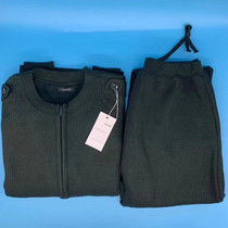 New olive green velvet trousers army green velvet thickened winter warm waistline trousers suit