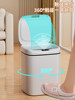 Smart Sensor Trash Can, Fully Automatic Electric Household Trash Bin for Living Room and Bathroom, 2025 New Model with Lid, Luxury Style for Toilet