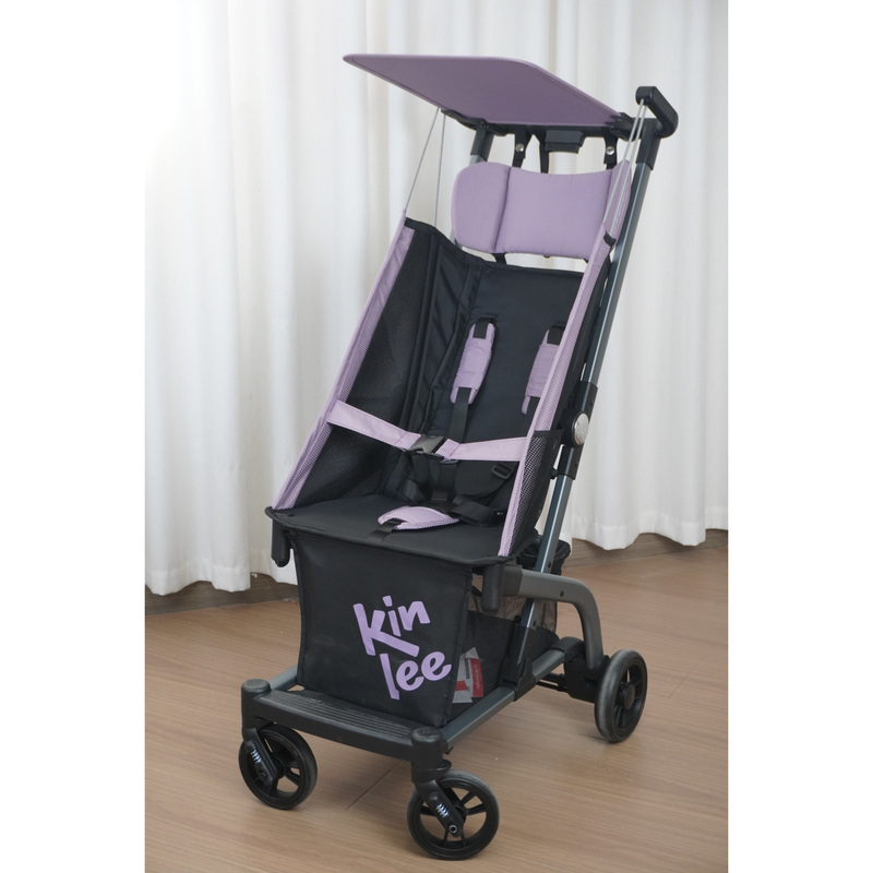 Kelly Ts208A Pro Pocket-Sized Trolley Can Be Used for Sitting or Reclining, with a Height-Adjustable Headrest, One-Button Folding, and Suitable for Boarding Airplanes