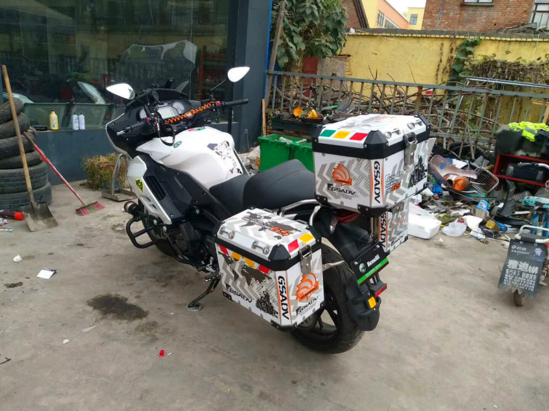 Adventure GSADV 2017 mới màu vàng tour 600 hợp kim nhôm bên hộp phía sau hộp phía sau hộp bên - Xe gắn máy phía sau hộp thùng sau xe máy giá rẻ