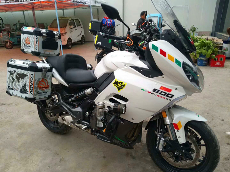 Adventure GSADV 2017 mới màu vàng tour 600 hợp kim nhôm bên hộp phía sau hộp phía sau hộp bên - Xe gắn máy phía sau hộp thùng sau xe máy giá rẻ