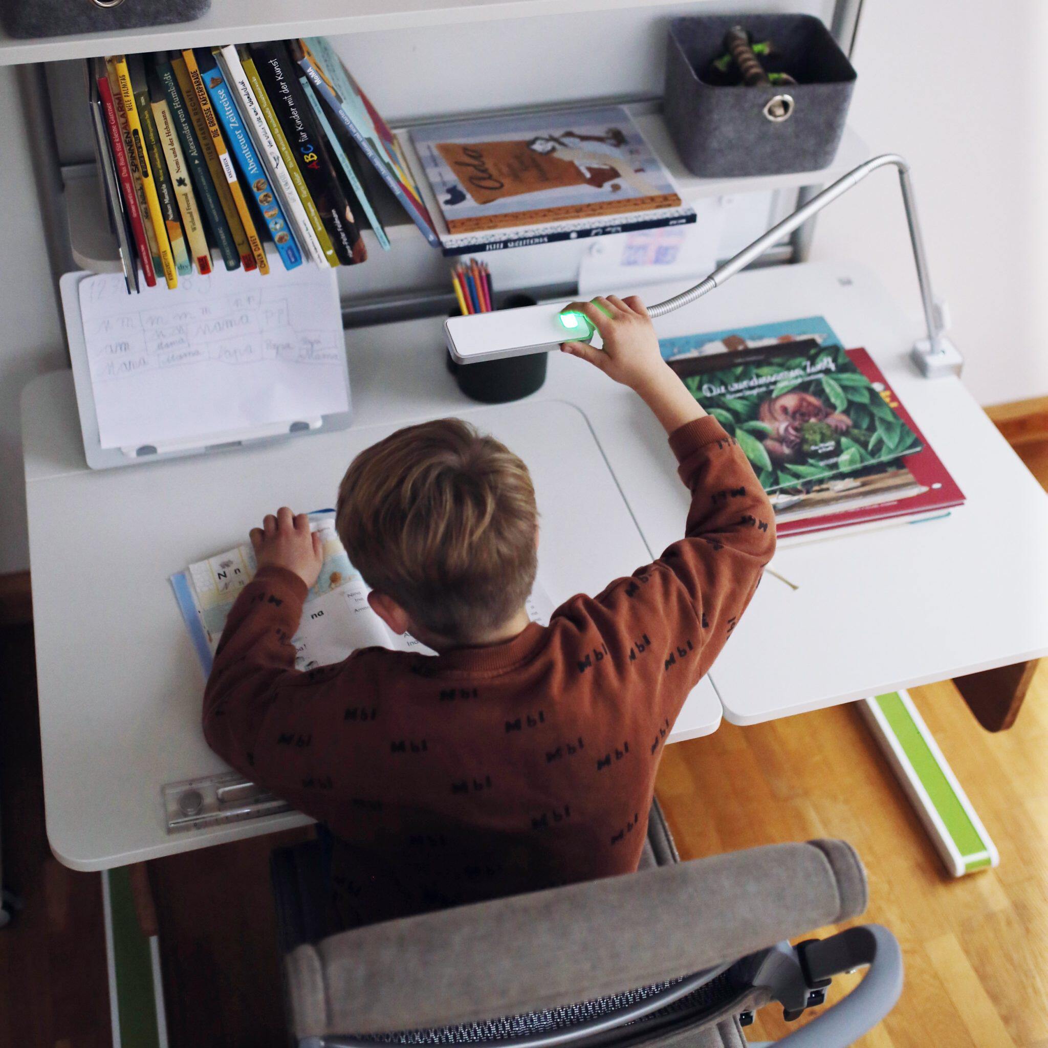 German direct mail moll Flexlight eye protection lamp reading table lamp children students USB charging can be clipped