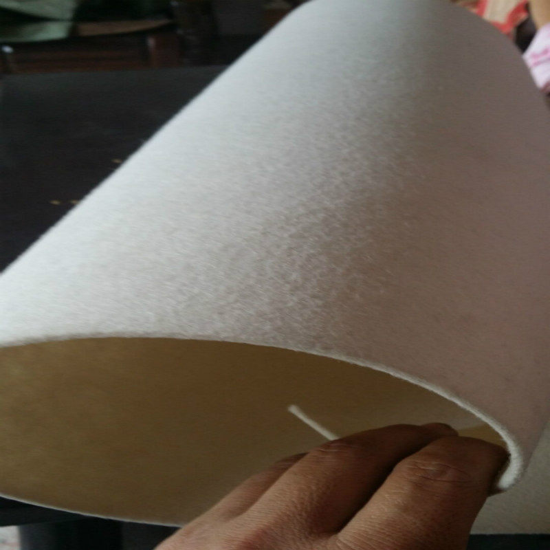 Special adhesive felt Industrial felt Color felt thickened 5mm adhesive felt White beige