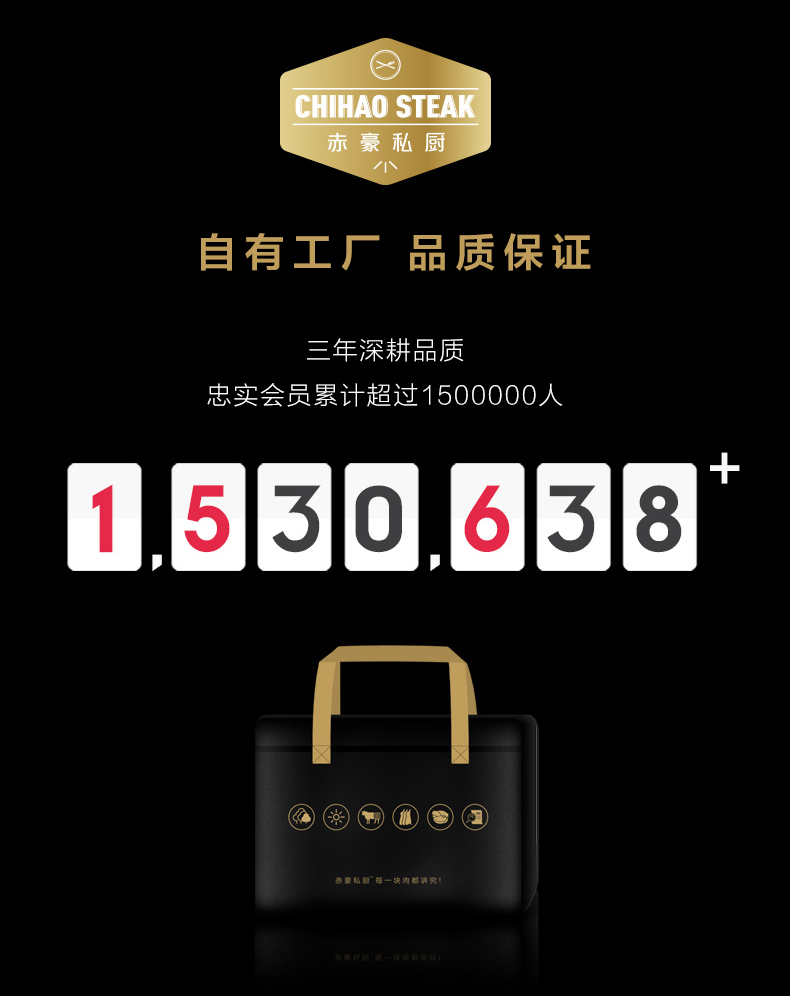 澳洲进口 赤豪 家庭牛排套餐 100g*10片 图6