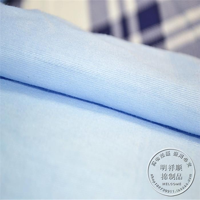 Sinh viên duy nhất màu xanh tinh khiết quilt cover đơn vị màu đào tạo quân sự sky blue quilt cover cotton duy nhất bìa giường màu xanh