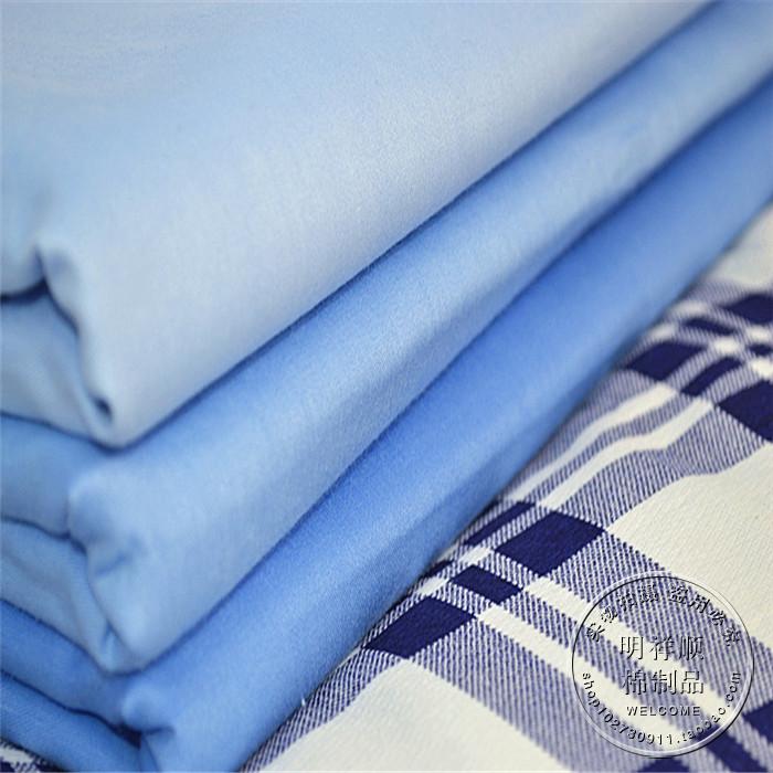 Sinh viên duy nhất màu xanh tinh khiết quilt cover đơn vị màu đào tạo quân sự sky blue quilt cover cotton duy nhất bìa giường màu xanh