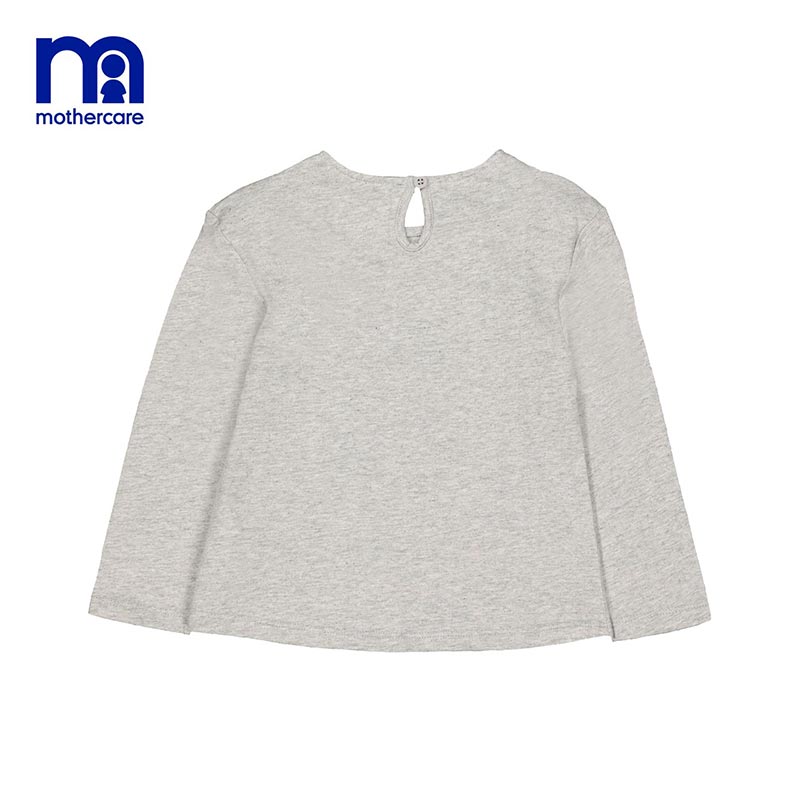 Mothercare Anh cho trẻ em dài tay hàng đầu mới cô gái chùng t-shirt của phụ nữ dưới chỉnh sửa hàng đầu.