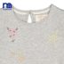 Mothercare Anh cho trẻ em dài tay hàng đầu mới cô gái chùng t-shirt của phụ nữ dưới chỉnh sửa hàng đầu. 